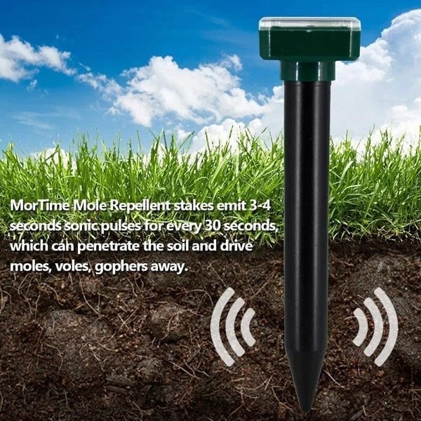 EcoVibe – Ultrasonic Pest Repeller for Lawns and Gardens