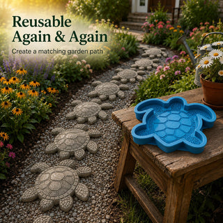 OceanCore – Reusable Coastal Garden Stepping Stone Mold