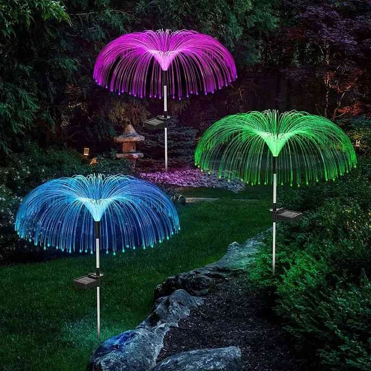 JellyGlow – Solar Color-Changing Jellyfish Lights