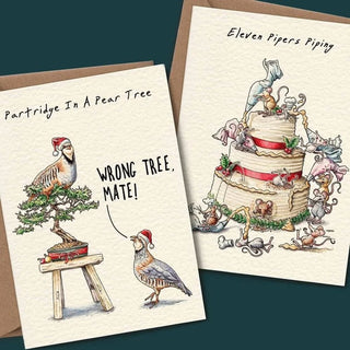 Jolly Jingles | 12 Days of Christmas Card Set