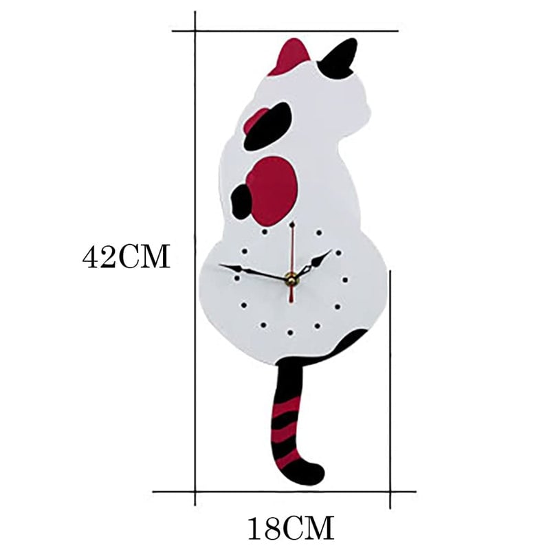 CatWag - Whimsical Wall Clock for Cat Fans