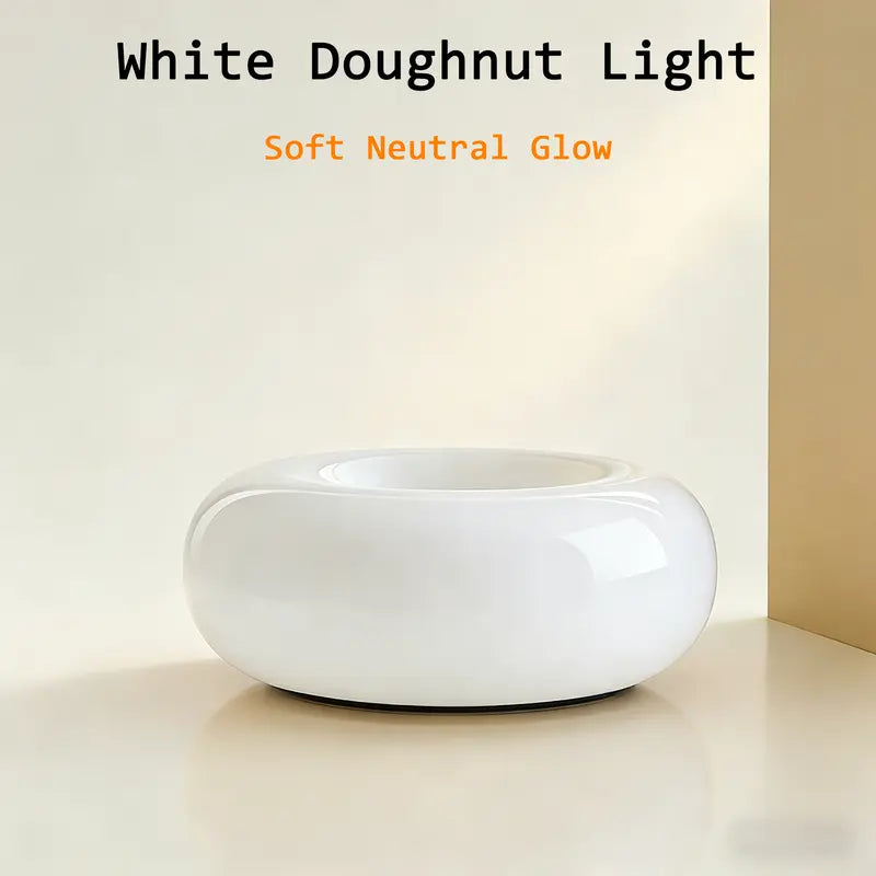 GlowNest – Touch-Control Doughnut Ambient Lamp
