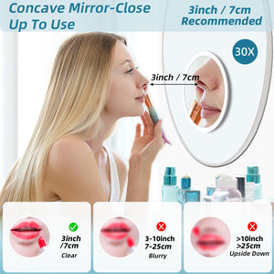 GlamView - Portable Rechargeable Makeup Mirror