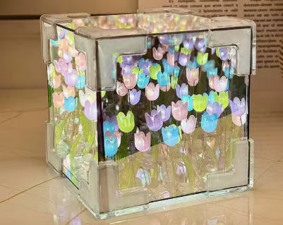 Blossom Box - Infinite Tulip Mirror Lamp