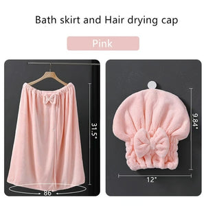 CozyCurve – Plus Size Wrap Bathrobe Set