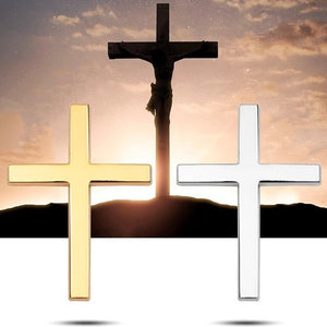 FaithMark – Metal Jesus Cross Stickers