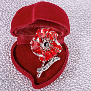 VictoryBloom – VE Day 80th Anniversary Poppy Brooch