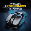 AeroClick – Wireless Ergonomic Metal Mouse