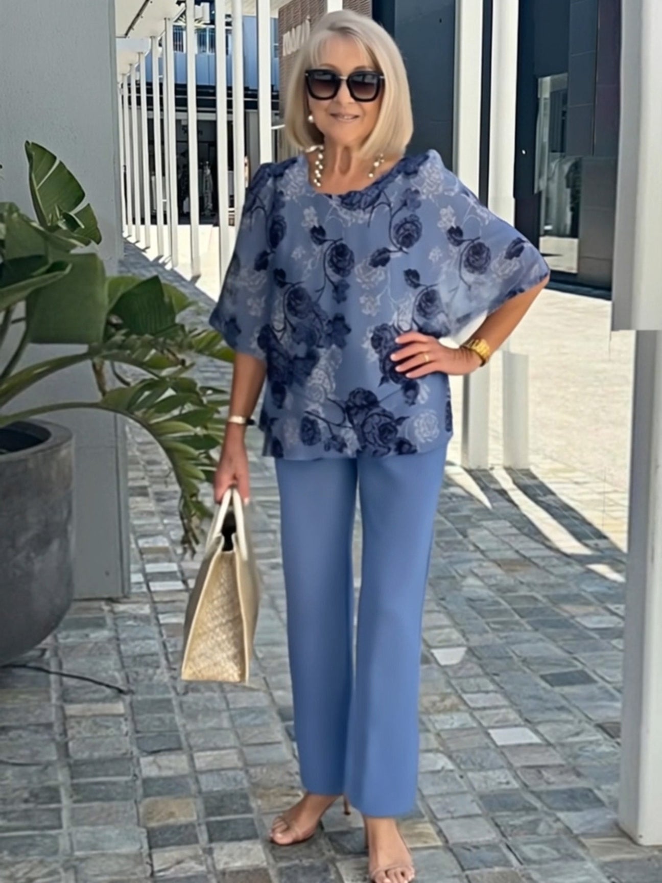 BloomEase – Women’s Casual Two-Piece Set