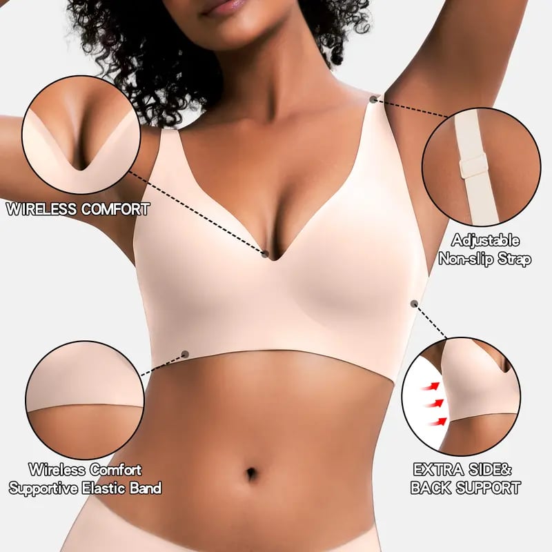 New Year Limited Sale💕Womens Comfortable Push Up Wireless Bras