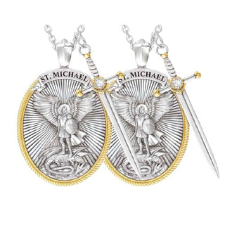 DivineGuard - Elegant Arch angel Necklace