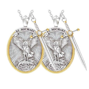DivineGuard - Elegant Arch angel Necklace