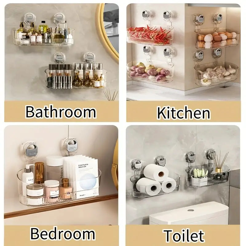 WallMate - Tool Free Bathroom Storage Solution