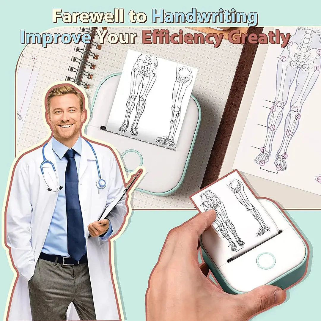 Last Day 50% OFF🔥 Mini Pocket Printer marnetic