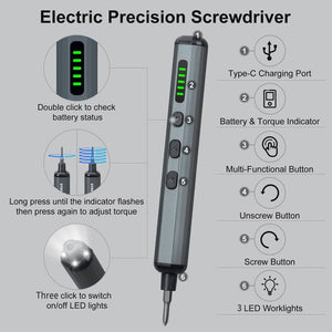 ScrewMaster - 68 in 1 Rechargeable Screwdriver Set