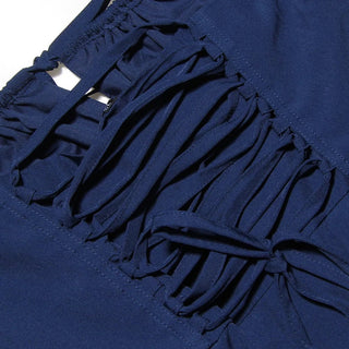 LA VIERA - Corset Lace-Up Summer Dress