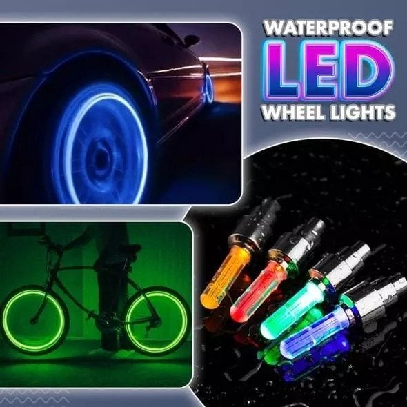 FlashRide - Auto-On LED Wheel Visibility Lights