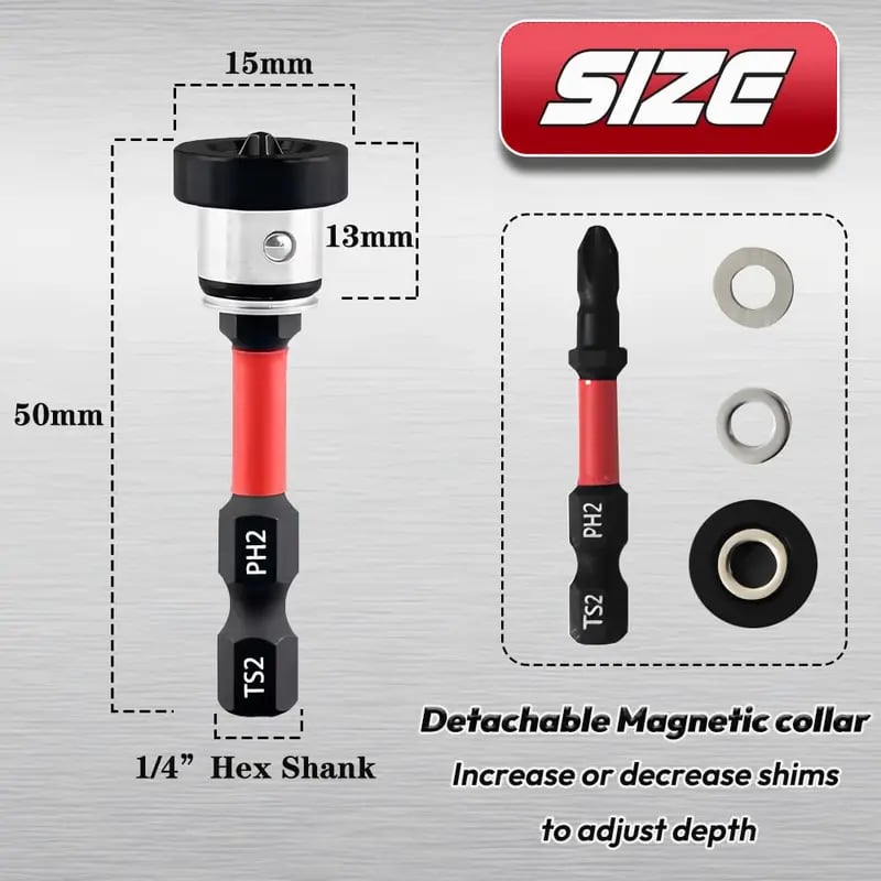 DepthMaster – Precision Drywall Bit Attachments