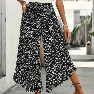 👖Women's Flowy High Waist Wide-Leg Pants – Slimming, Comfy & Chic🌺