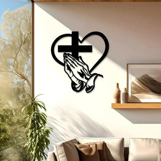 DivineHaven - Inspiring Iron Wall Décor