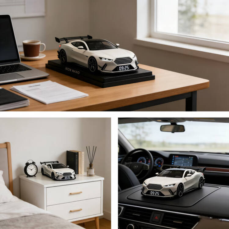 Engine Alarm Clock ⏰Hypercar Alarm Clock-🏎️Realistic Engine & Light Effects