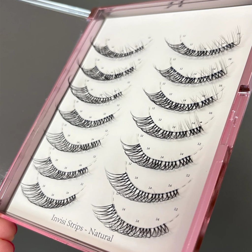 Invisi-strip Lashes 7 Pairs Pre-Mapped Strips Ultra Thin Design