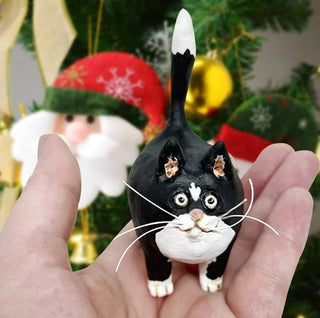 WhimsiCats™️ - Handcrafted Miniature Kitty Figurine marnetic