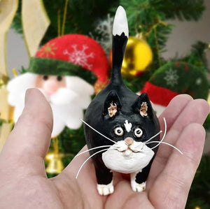 WhimsiCats™️ - Handcrafted Miniature Kitty Figurine marnetic