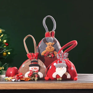 Love-Filled Christmas Doll Gift Bags