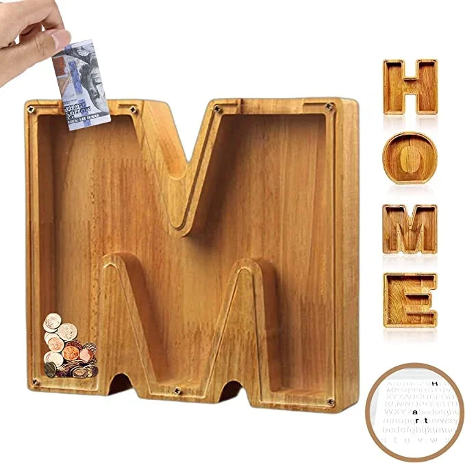 SmoothSaver - Handcrafted Wooden Piggy Bank