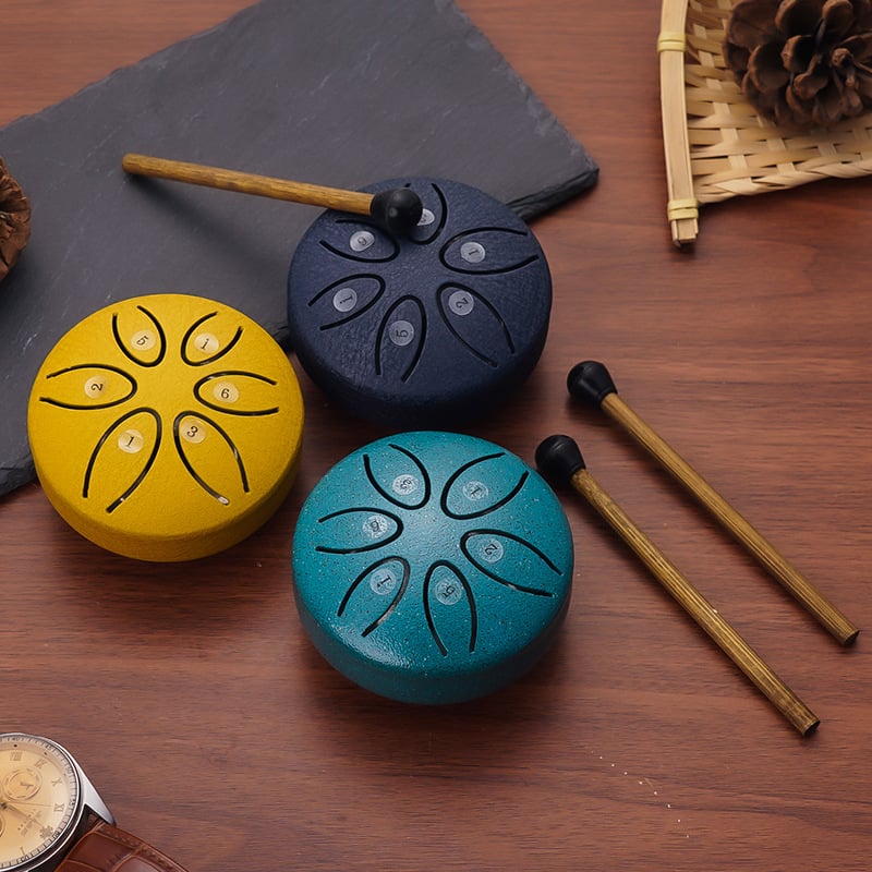 BlissTone - Mini Steel Tongue Drum Kit
