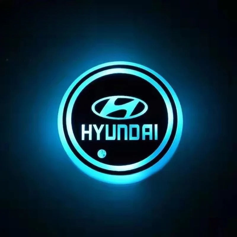 NeonCruise - 7-Color Ambient Car Coasters | Tap-Control Glow System
