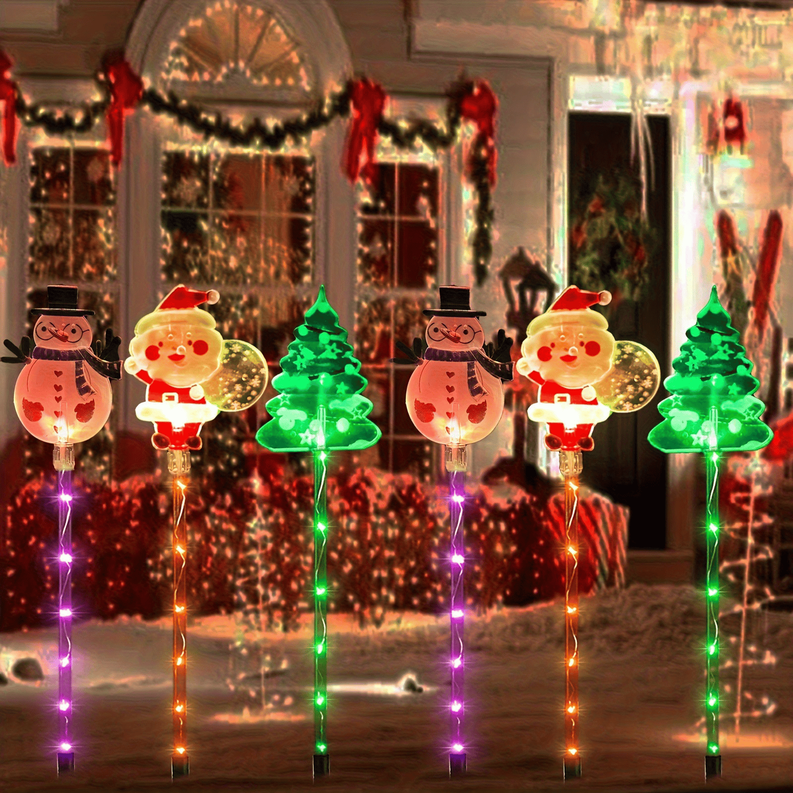 TwinkleMotion – 6-Pack Moving Christmas Lights