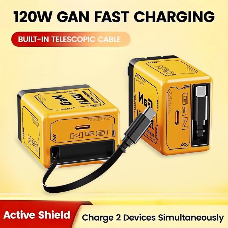 ⚡Flash Sale💥3 in 1 GaN 120W Ultra-fast Charger