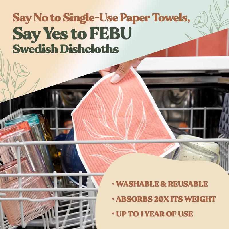 EcoWipe - Swedish Dishcloths - Replace Paper Towels & Reduce Waste
