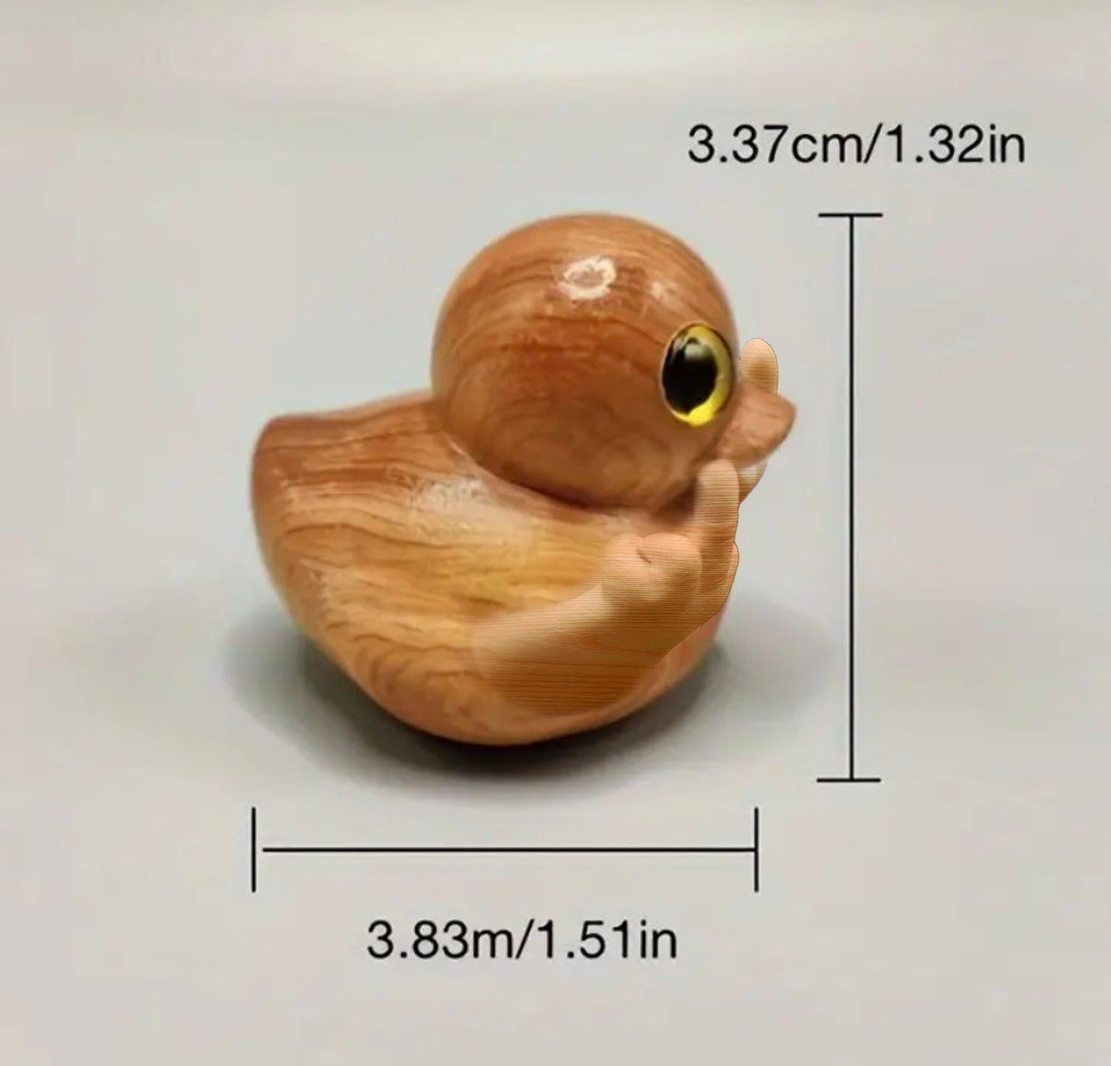💥Last Day Promotion 50% OFF🔥- 🦆Handmade Middle Finger Wooden Duck🎁