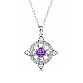 Hecatea – Witch’s Knot Birthstone Necklace