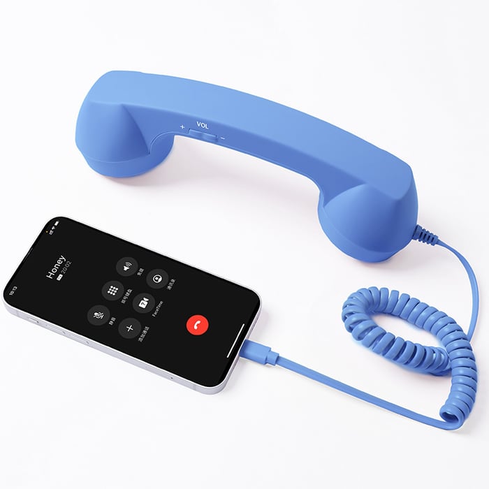 VintageTalk - Wired Retro Phone Handset
