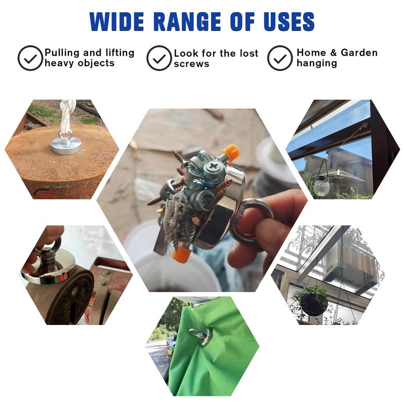 AquaForge – 260LBS Neodymium Fishing Magnet for Epic Treasure Hunts