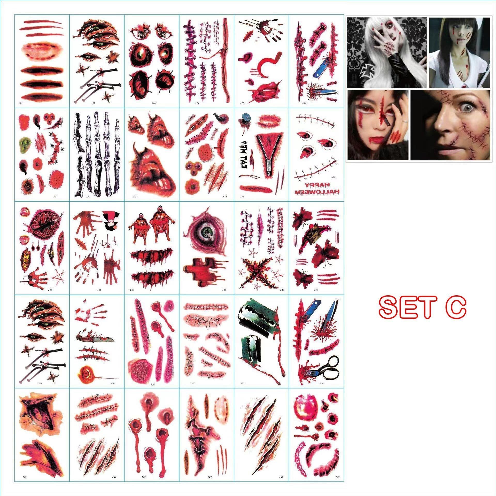 SpookySkin - Realistic Halloween Temporary Tattoos