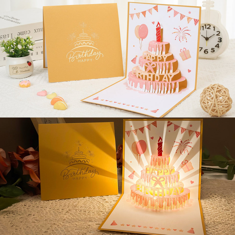 MagicMelody - Light & Music Birthday Greeting Card