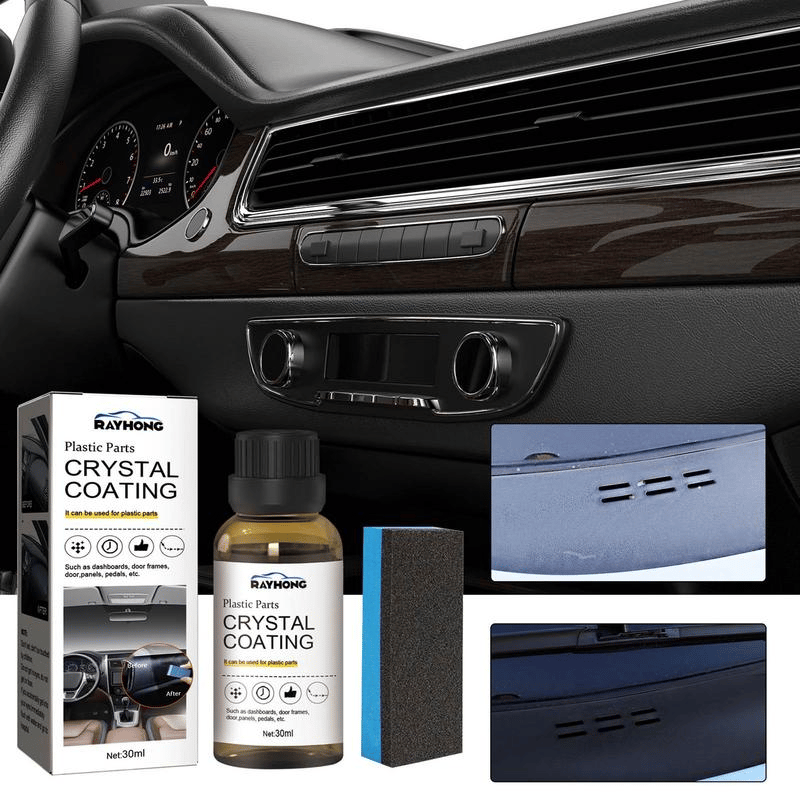 Varnex - Long-Lasting Shine Spray for Auto Plastic Restoration