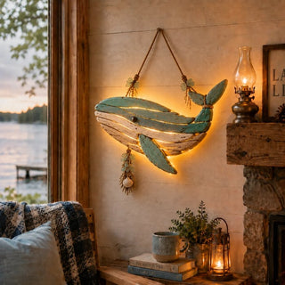 CoastalGlow – Lighted Coastal Fish Wall Decor