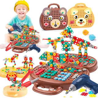 BuildNPlay – Kids Construction Game with Included Drill