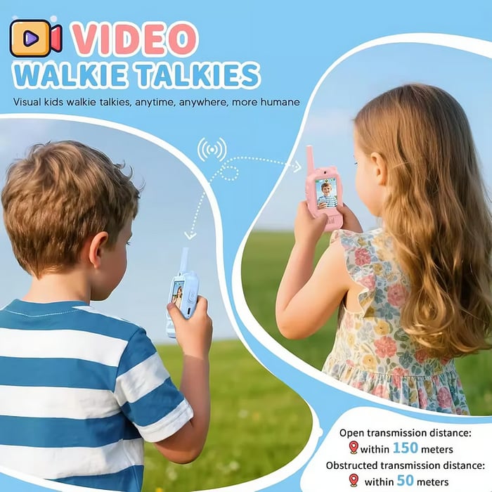 MiniComm – 2PCS Video Walkie Set