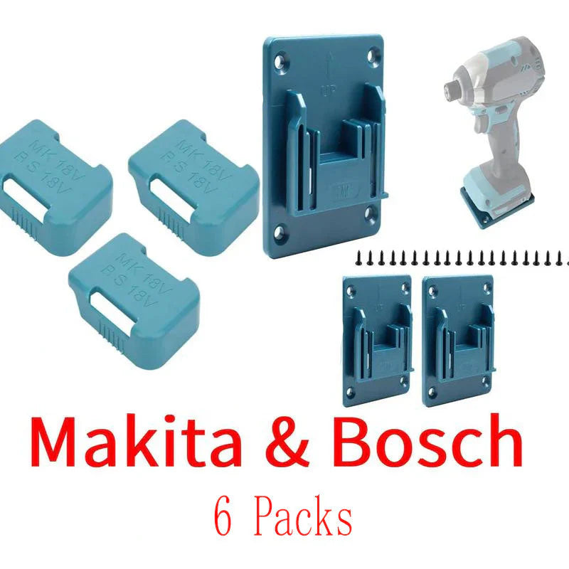 VoltRack – 20-Piece Tool & Battery Wall Mount Storage Kit
