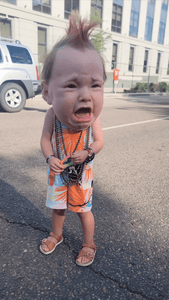 TroubleTot – Crying Punk Costume Mask