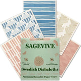 FreshFiber - Ultra-Absorbent Swedish Dishcloth Set