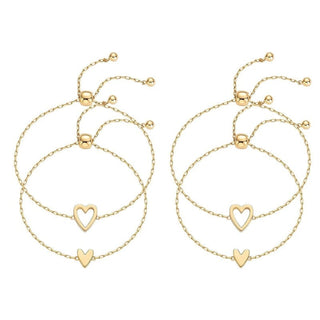 ForeverTies – Adjustable Duo Friendship Bracelet Set