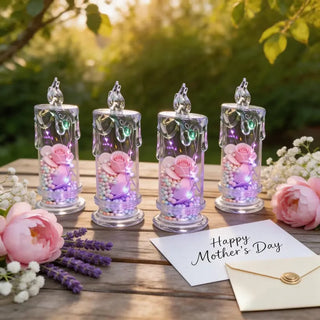 RoseGlow – Realistic Rose Candle Lights